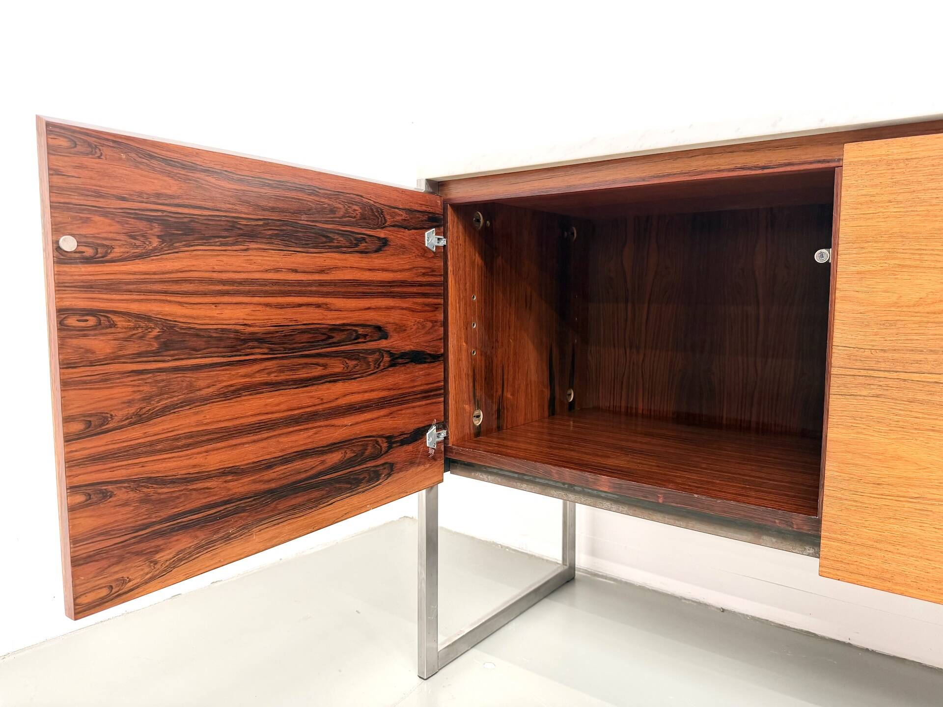 Modernist enfilade by Arno, in Rio rosewood.