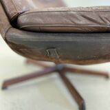 Vintage Danish Reclining Lounge Chair By Madsen & Schübel, 1970S
