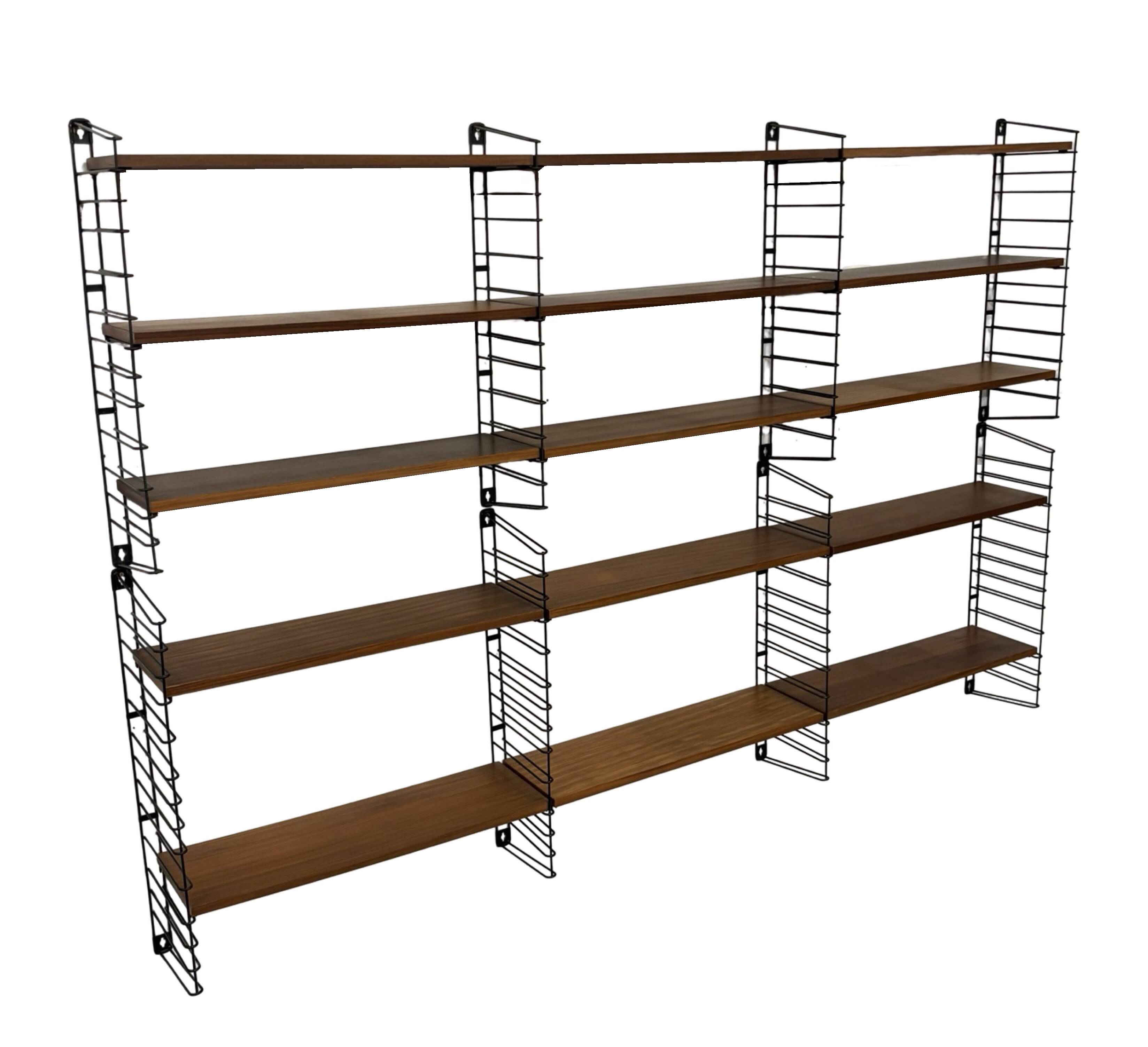 Vintage XXL Tomado Holland Teak Wall Unit Shelving unit Modular 1960 Design