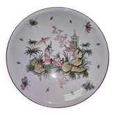 Grand plat en céramique a décors au chinois