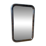 Art Deco mirror in rounded wood