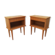Teak bedside tables