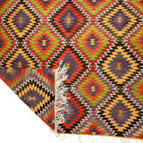 Anatolian handmade kilim rug 292 cm x 206 cm