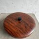 Vintage metal box imitating teak, 1960s