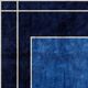 Blue, black rug traditional handmade wool fabric 250cmx150cm