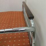 Chrome Bauhaus Robert Slezák 3-seather sofa, 1940s