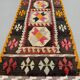 Old Turkish narrow Kilim Runner 122x51 cm shabby chic, vintage kelim