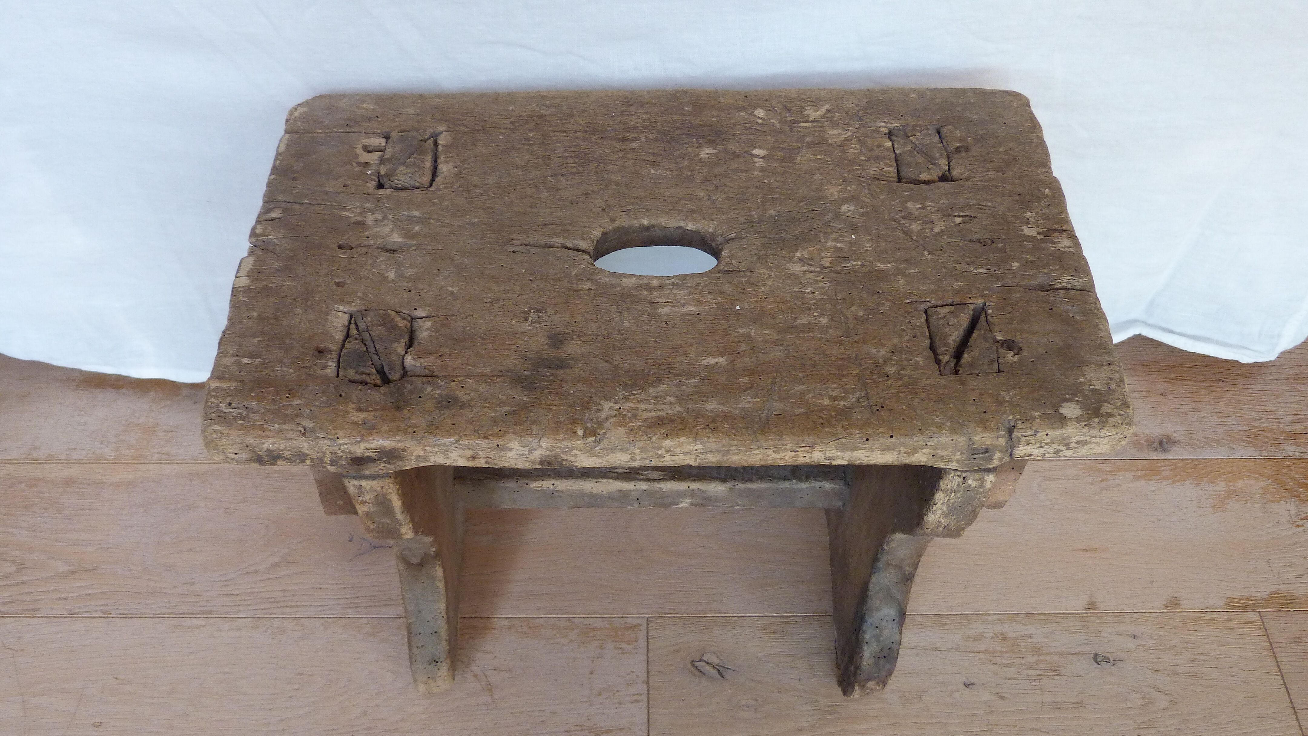 Old farmhouse stool