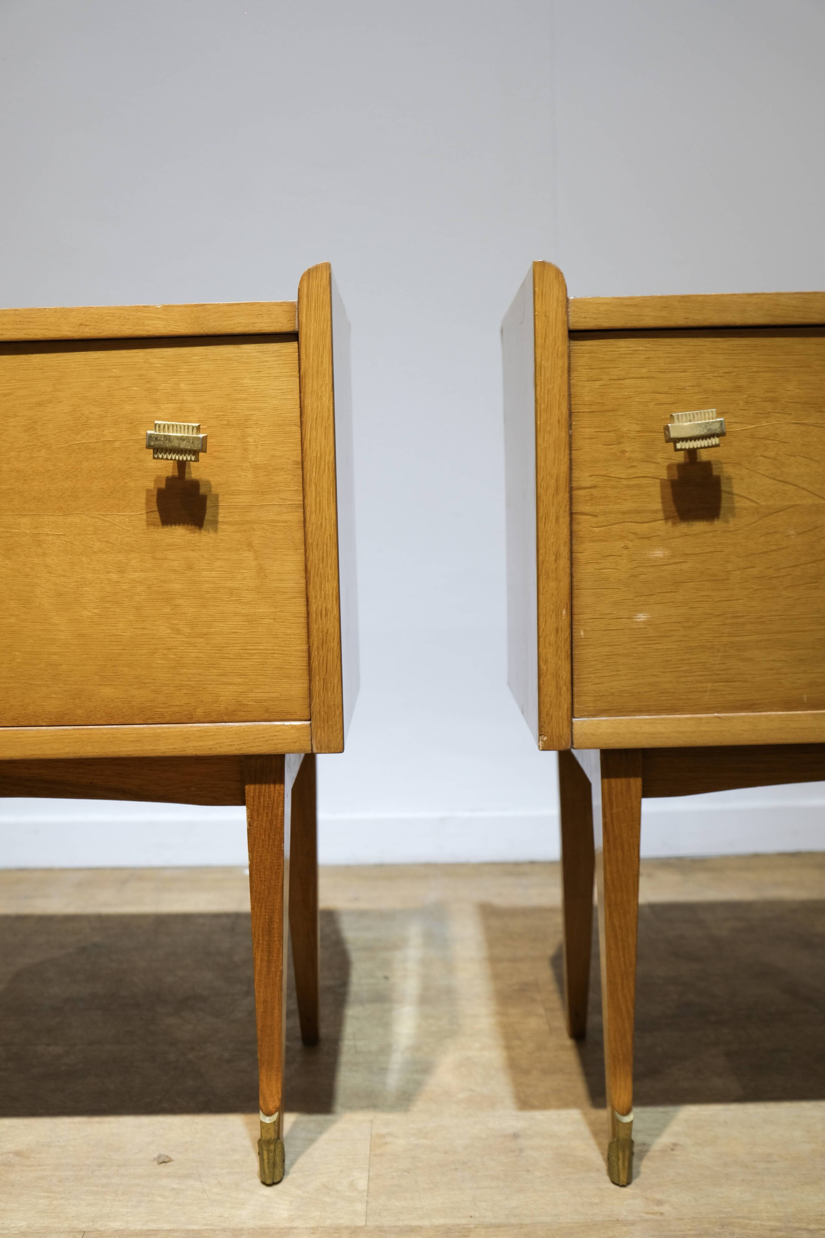 Pair of vintage bedside tables