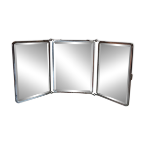 Miroir de barbier triptyque.