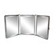 Miroir de barbier triptyque.