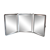 Triptych barber mirror.