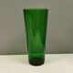 Large vintage vase in green glass.