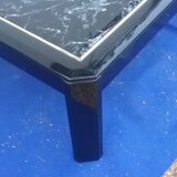 Table basse vintage noire