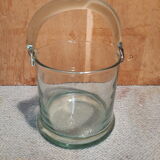 Glass ice bucket