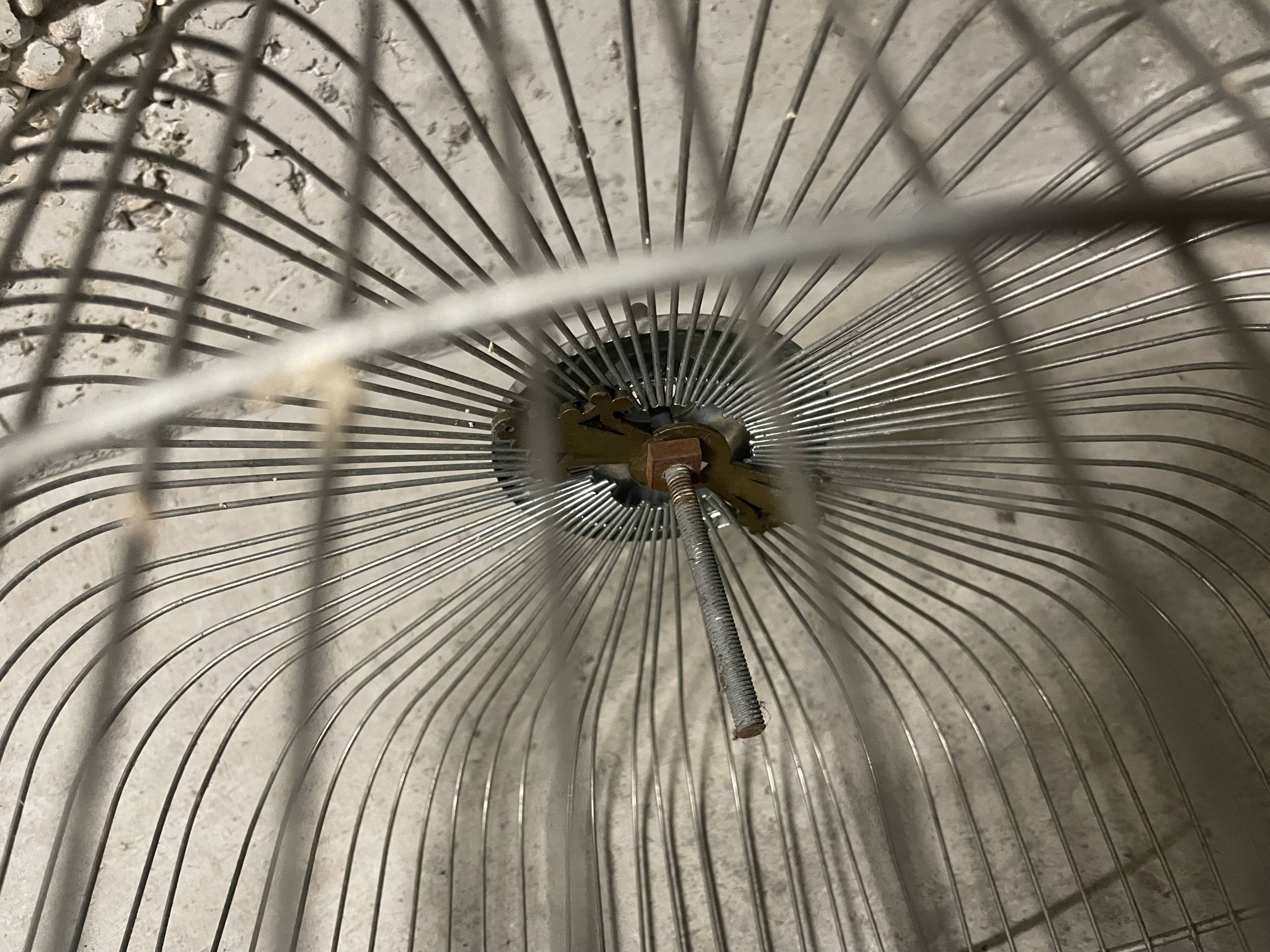 50s bird cage