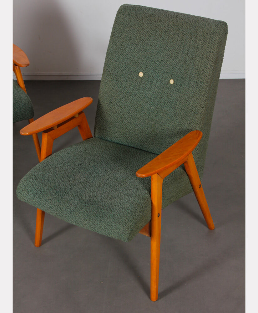 Pair of armchairs by Jaroslav Smidek produced by Ton circa 1960