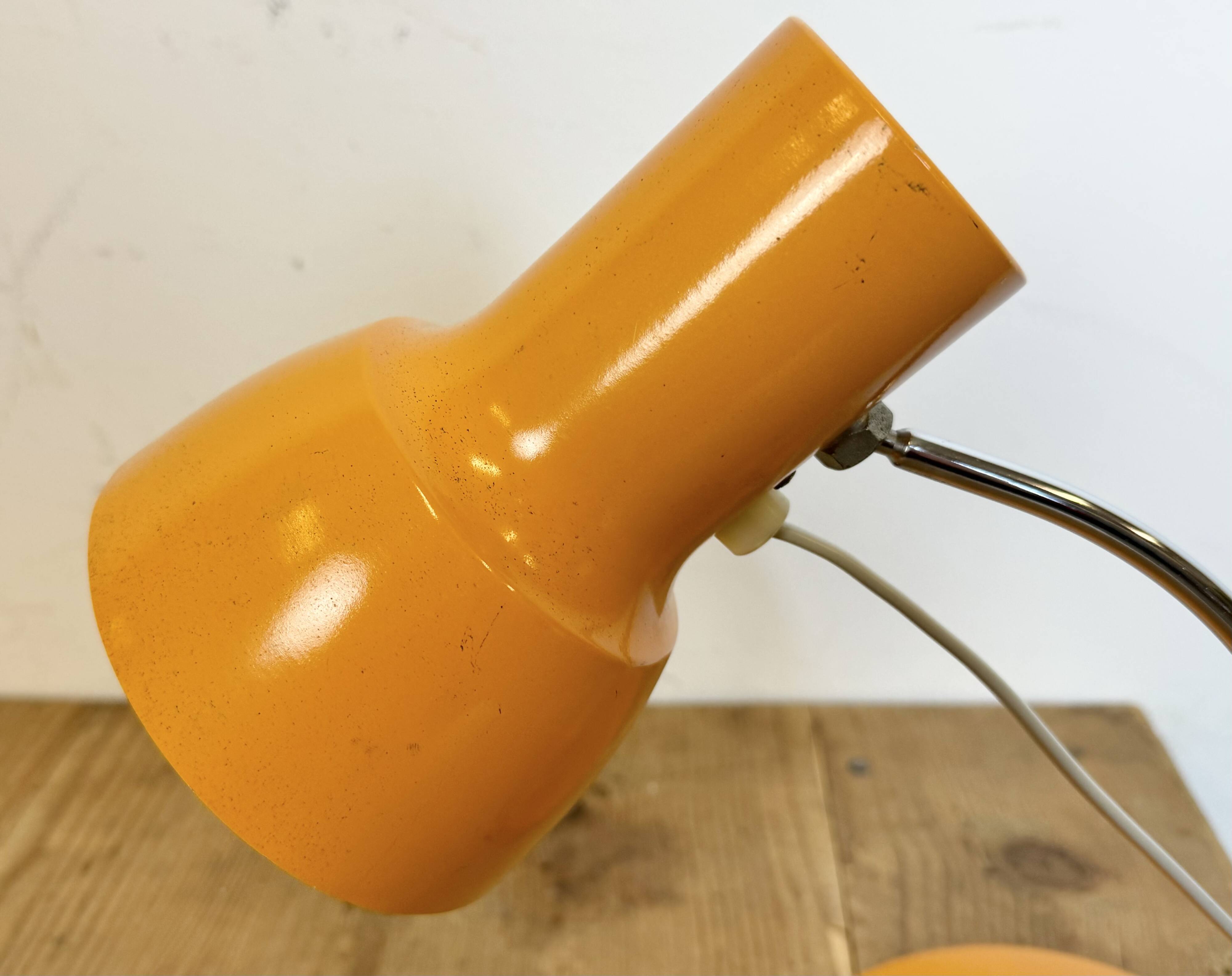 Orange Table Lamp by Josef Hurka for Napako, 1970s