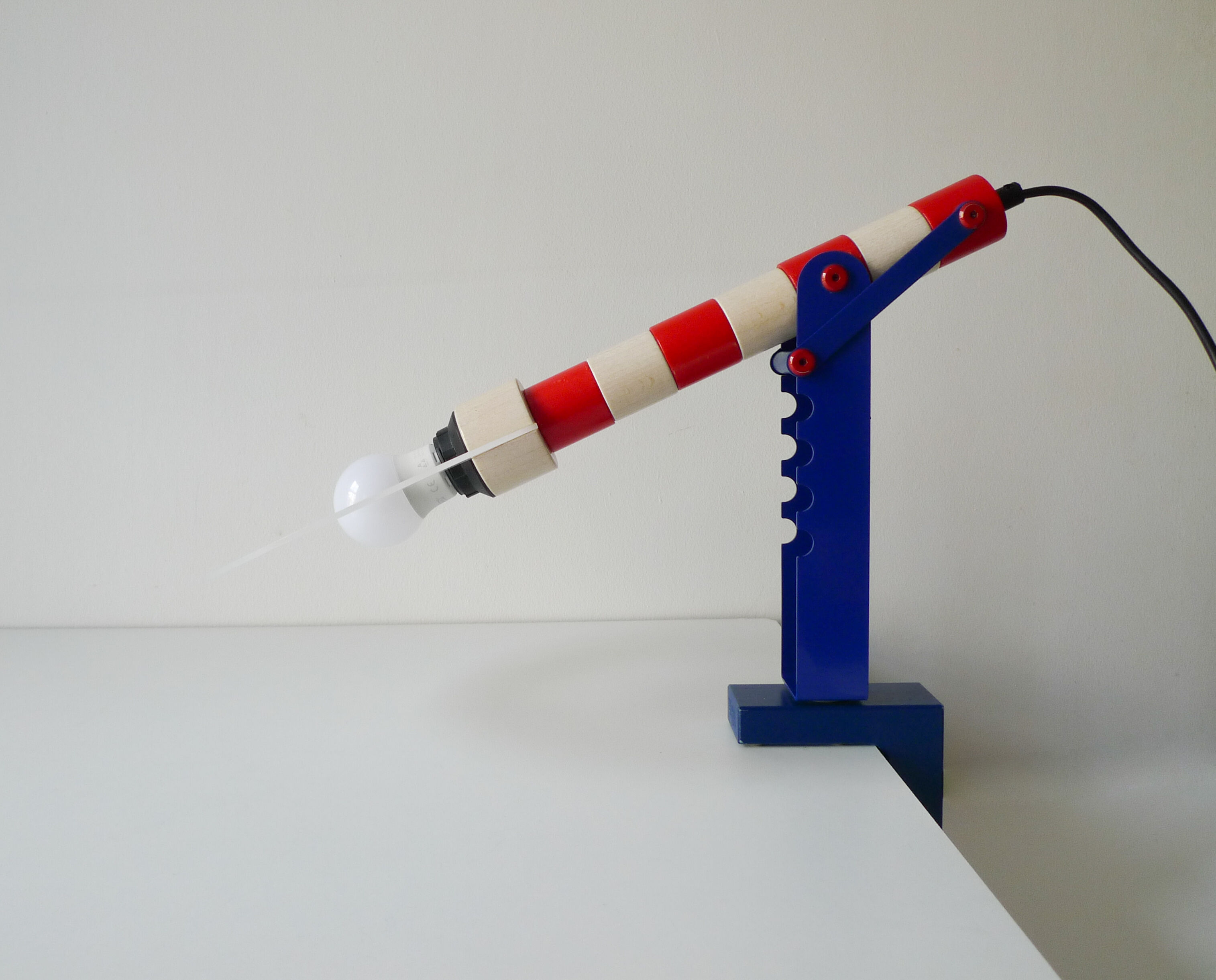 Lampe de table postmodern Memphis « Haba » par Habermaaß 1980s
