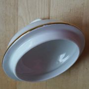 Sucrier vintage porcelaine de Limoges liseré or