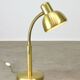 Vintage Italian Brass Gooseneck Table Lamp
