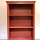 Library, pine bookshelves