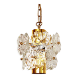 Brass and glass chandelier by Sölken