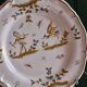 Moustiers scalloped plate in very good condition.