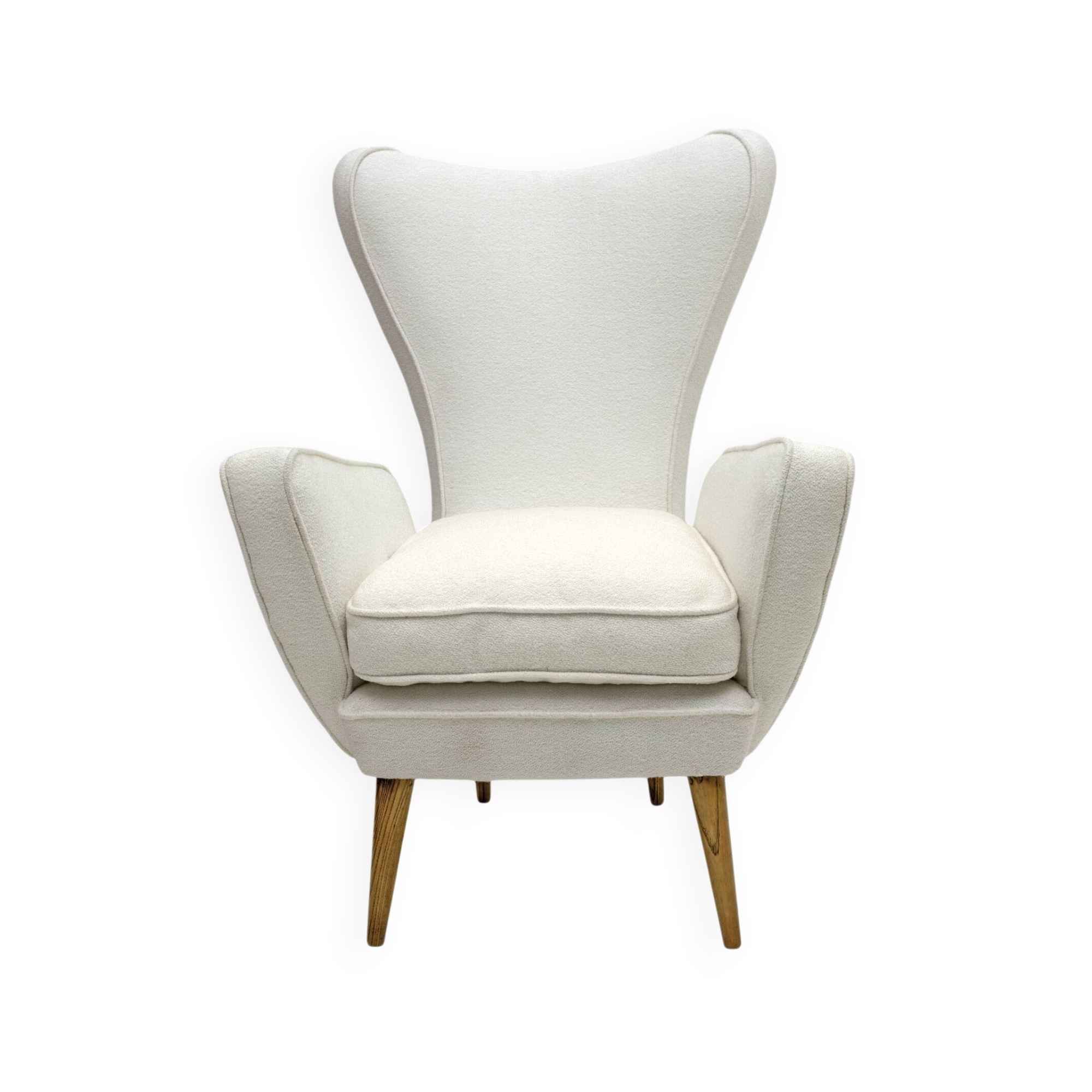 Emilio Sala & Giorgio Madini Bouclè Armchair for Fratelli Galimberti Cantù