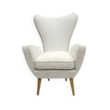 Emilio Sala & Giorgio Madini Bouclè Armchair for Fratelli Galimberti Cantù