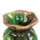 Small west germany vase cream green crackle glazed ceramic 15cm