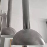 Vintage chrome and brushed metal suspension France 1970