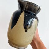 Antique carafe in flamed enamelled ceramic