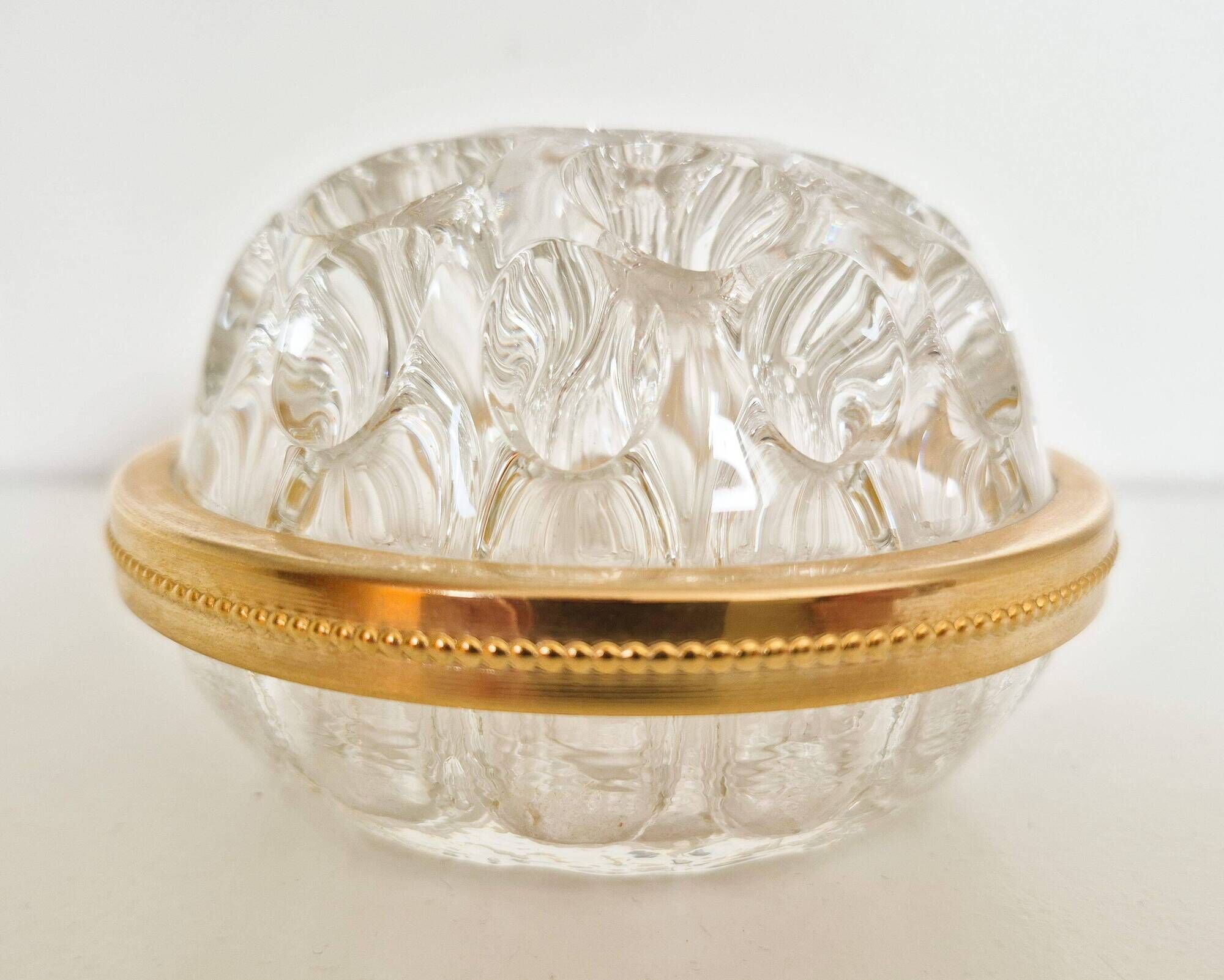 Glass flower holder