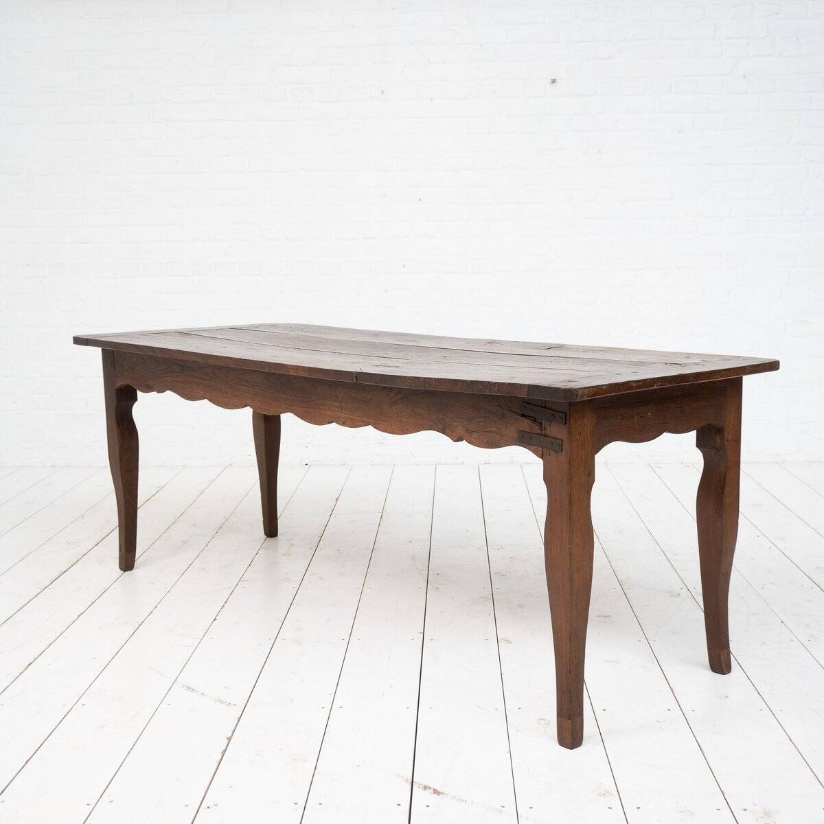 Table en chêne français antique, 1780