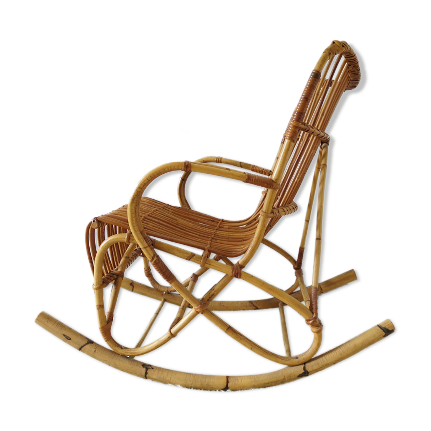 Rattan rocking chair