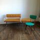 Vintage waiting room bench - 1970