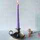 Old brass candlestick