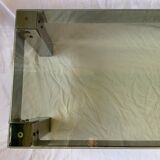 Vintage glass coffee table