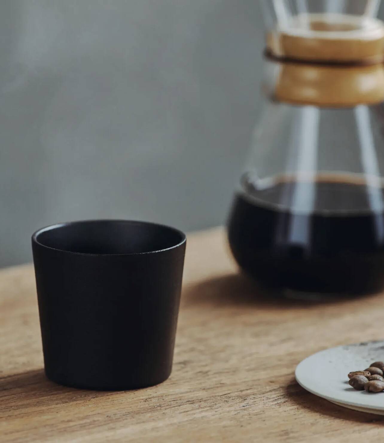 Kissul "shikkoku" (black) - the modern urushi cup- kyoto, japan