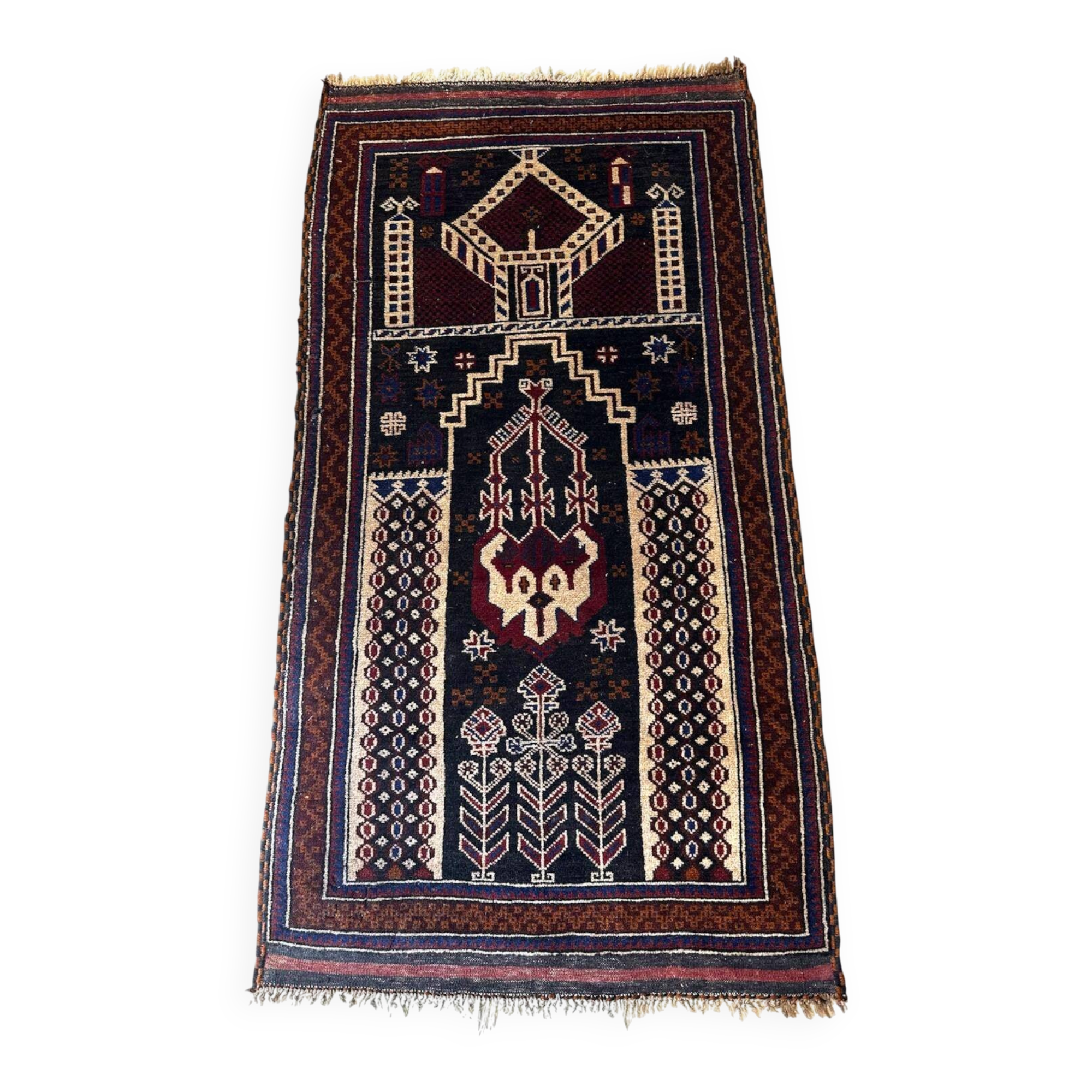 Handmade oriental rug 160cm x 90cm
