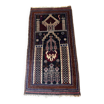 Handmade oriental rug 160cm x 90cm