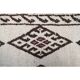 Vintage Turkish Hand-Knotted Wool Cotton White Runner 80x401