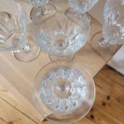 Set of 7 Baccarat Côte d'Azur wine glasses