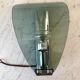 Wall lamp in chrome and smoked glass 70s
