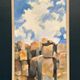 Original Swedish Oil on Canvas – "Landscape" by Eva S. – Signed – Vintage & Framed – 52 × 34 cm (20.5" × 13.4")