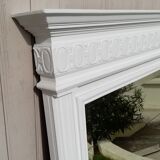 Beveled trumeau mirror