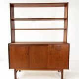 Teak bookcase/desk