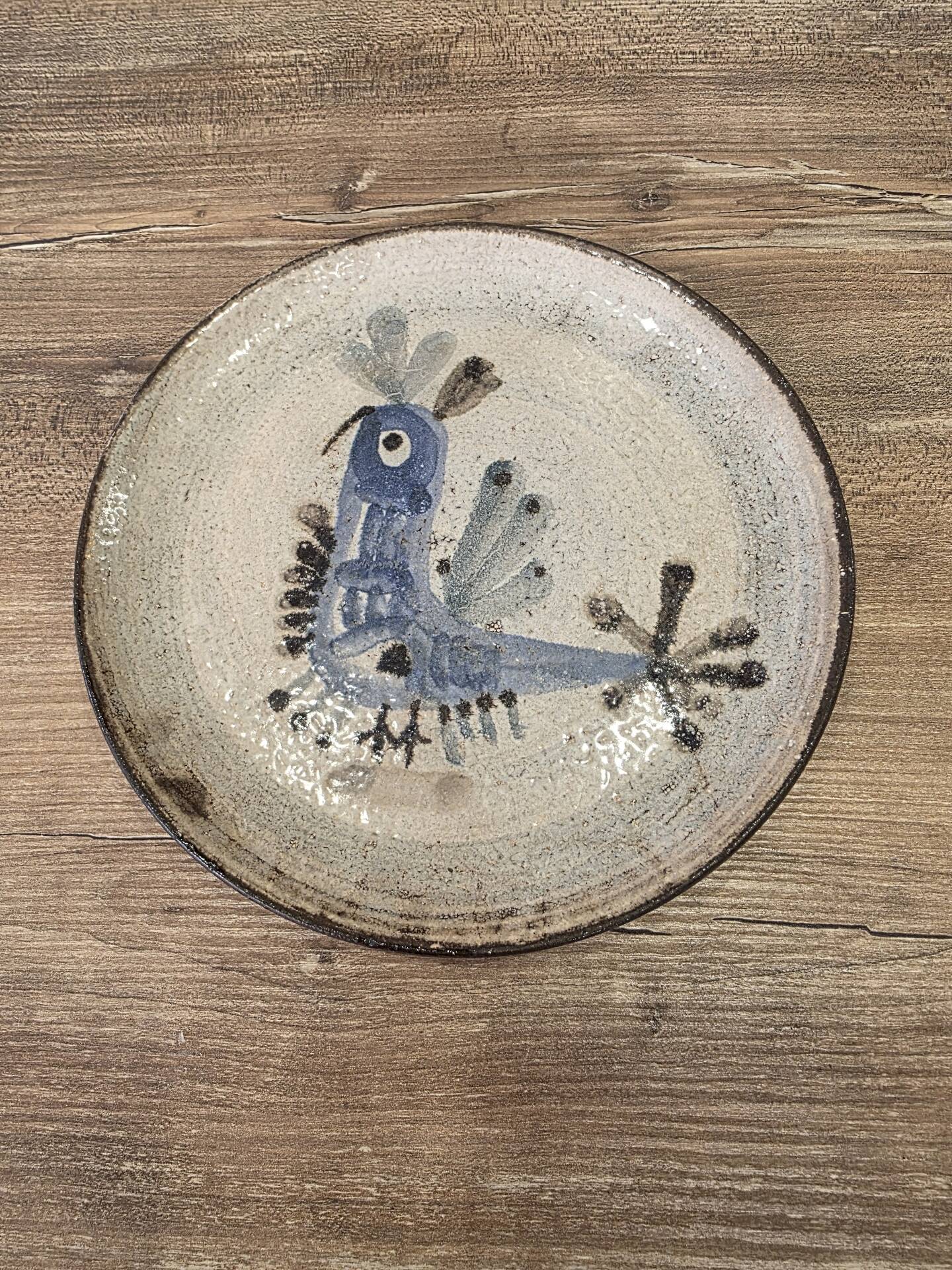 Ceramic plate Gustave Reynaud Le Mûrier Vallauris