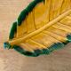 Vintage leaf-shaped dish by Vallauris
